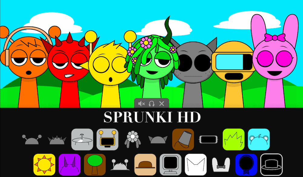Sprunki x green gang